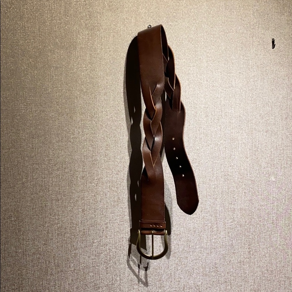 💸 Thick linea pelle collection dark brown belt